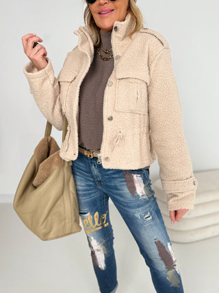 Bouclé Jacke 2510189