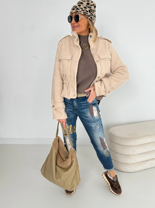 Bouclé Jacke 2510189