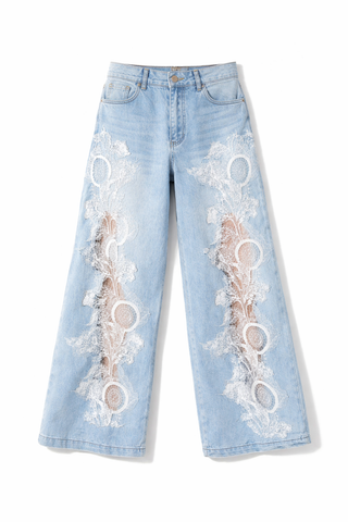 Pantalon en jean 2601150-53