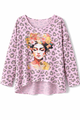 Langarmshirt-leo-pink-einheitsgröße-damen-levelone