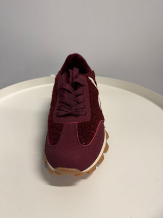 Teddy Sneaker-bordeaux-rot-damen-levelone