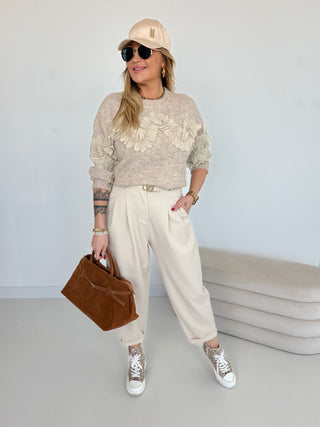 Elegantne hlače iz blaga 2512078