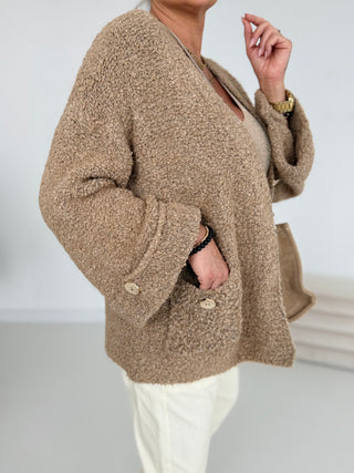 Alpaka Strickjacke 2507340
