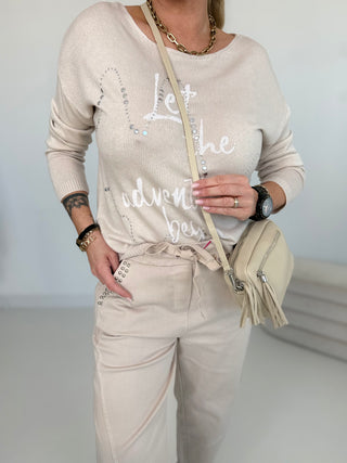 Finstrikket sweater 2601077