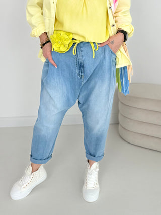 Pantalon en jean baggy 2601018-21