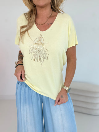 Feinstrick-T- Shirt 2504175