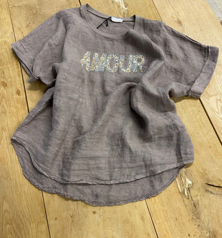 Λινάρι T-shirt 2506203