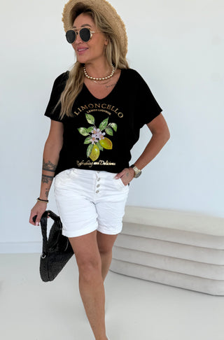 Feinstrick-T- Shirt 2504135