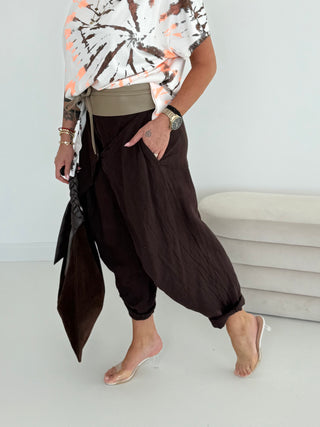 Baggyhose Leinen 2506137