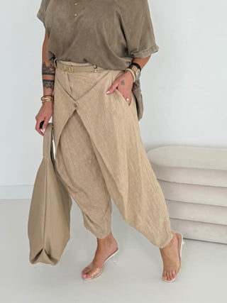 Baggyhose Leinen 2506142