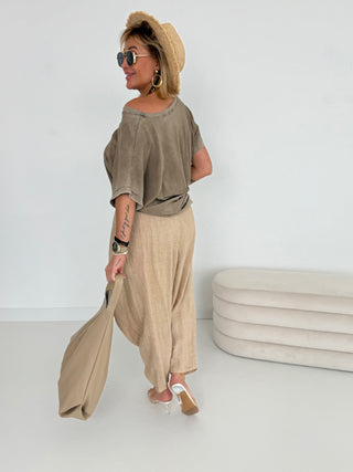 Baggyhose Leinen 2506142