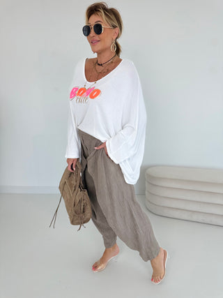 Baggyhose Leinen 2506143
