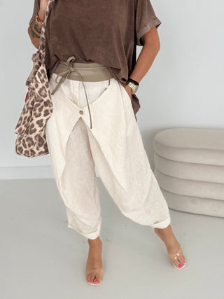 Baggyhose Leinen 2506141