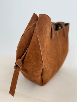 Süet alışveriş çantası 2507214-16