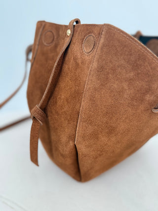 Süet alışveriş çantası 2507214-16