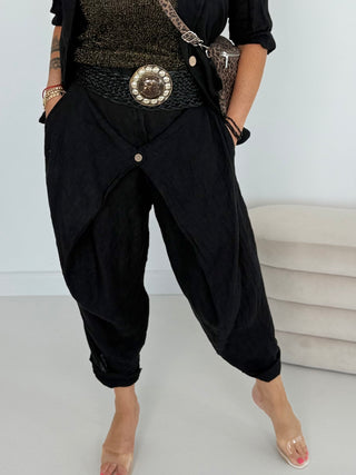 Baggyhose Leinen 2506136