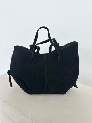 Süet alışveriş çantası 2507214-16