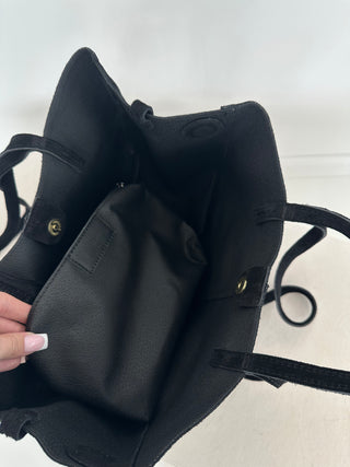 Süet alışveriş çantası 2507214-16