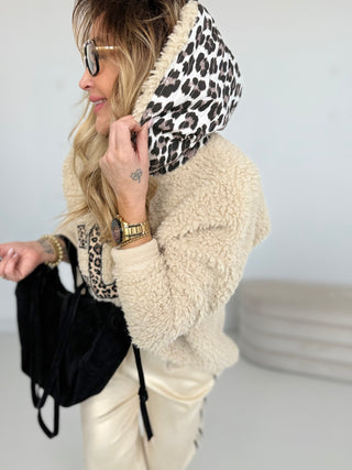 Teddy Hoodie-beige-damen-onesize-levelone