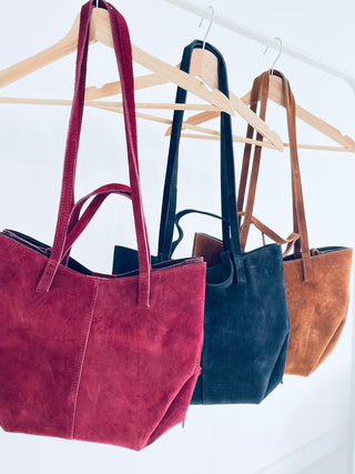 Wildleder Shopper Tasche 2507214-16