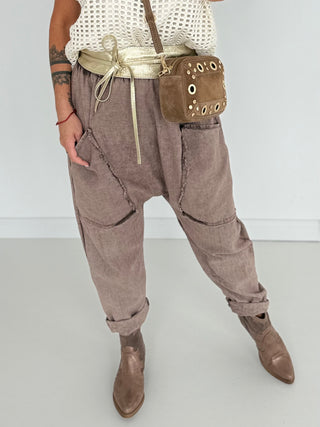 Baggyhose Leinen 2507085